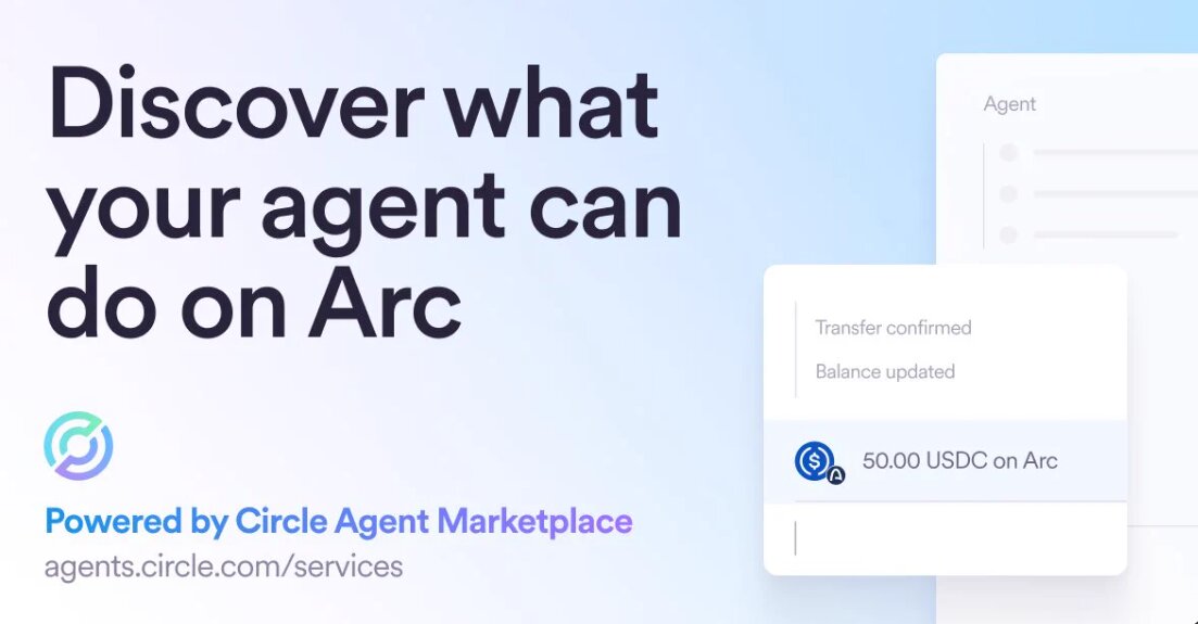 Circle Agent Marketplace Brings USDC Payments and Live Data Tools to AI Agents on Arc