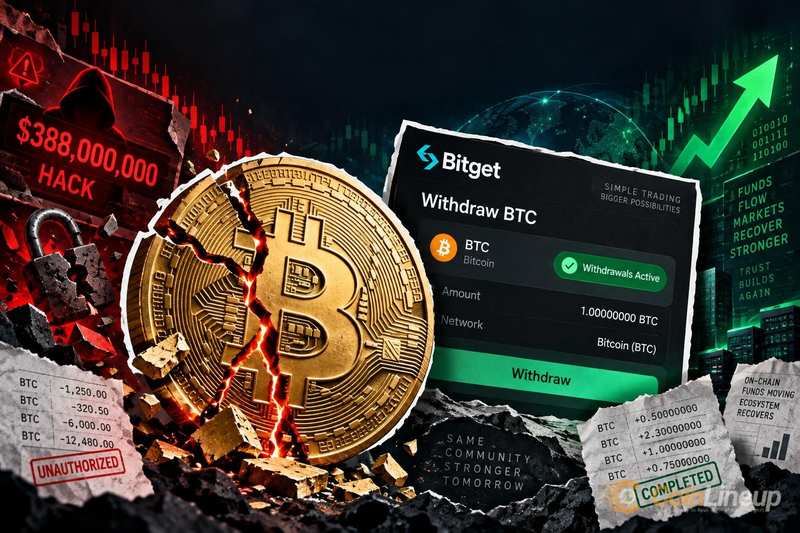Bitget возобновил вывод Bitcoin после сообщения о взломе на $388 млн
