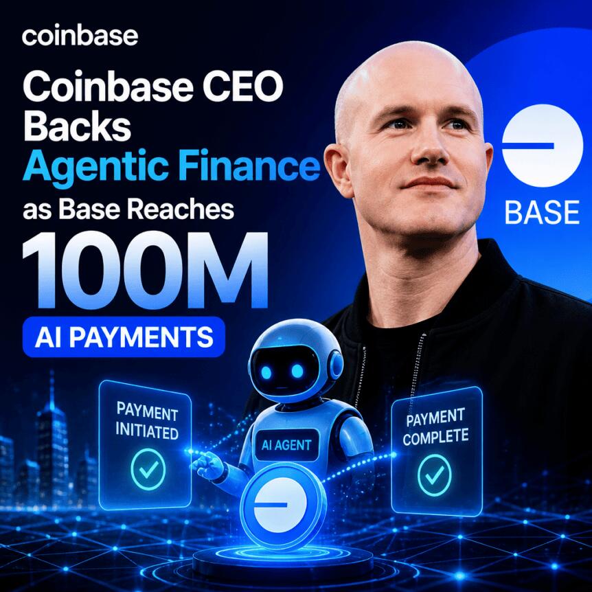 Глава Coinbase Брайан Армстронг заявил, что агентный ИИ повысит спрос на криптоплатежи