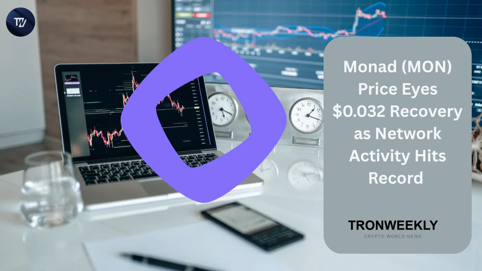 Monad (MON) нацеливается на восстановление до $0,032 на фоне рекордной активности сети