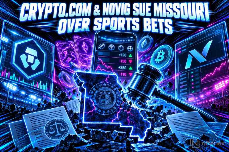 Crypto.com 与 Novig 就体育赛事预测市场起诉密苏里州监管机构