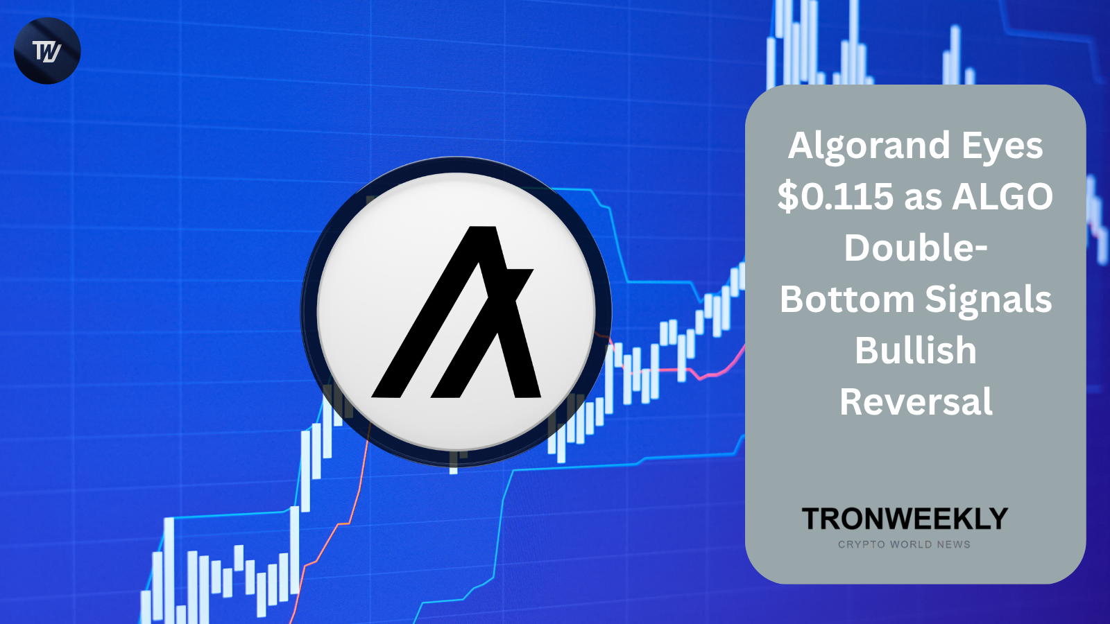 ALGO нацеливается на $0.115, поскольку формируется двойное дно и Algorand проходит отметку в 3,5 млрд транзакций