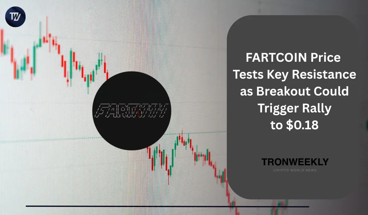 FARTCOIN тестирует ключевое сопротивление: прорыв может открыть путь к $0.18