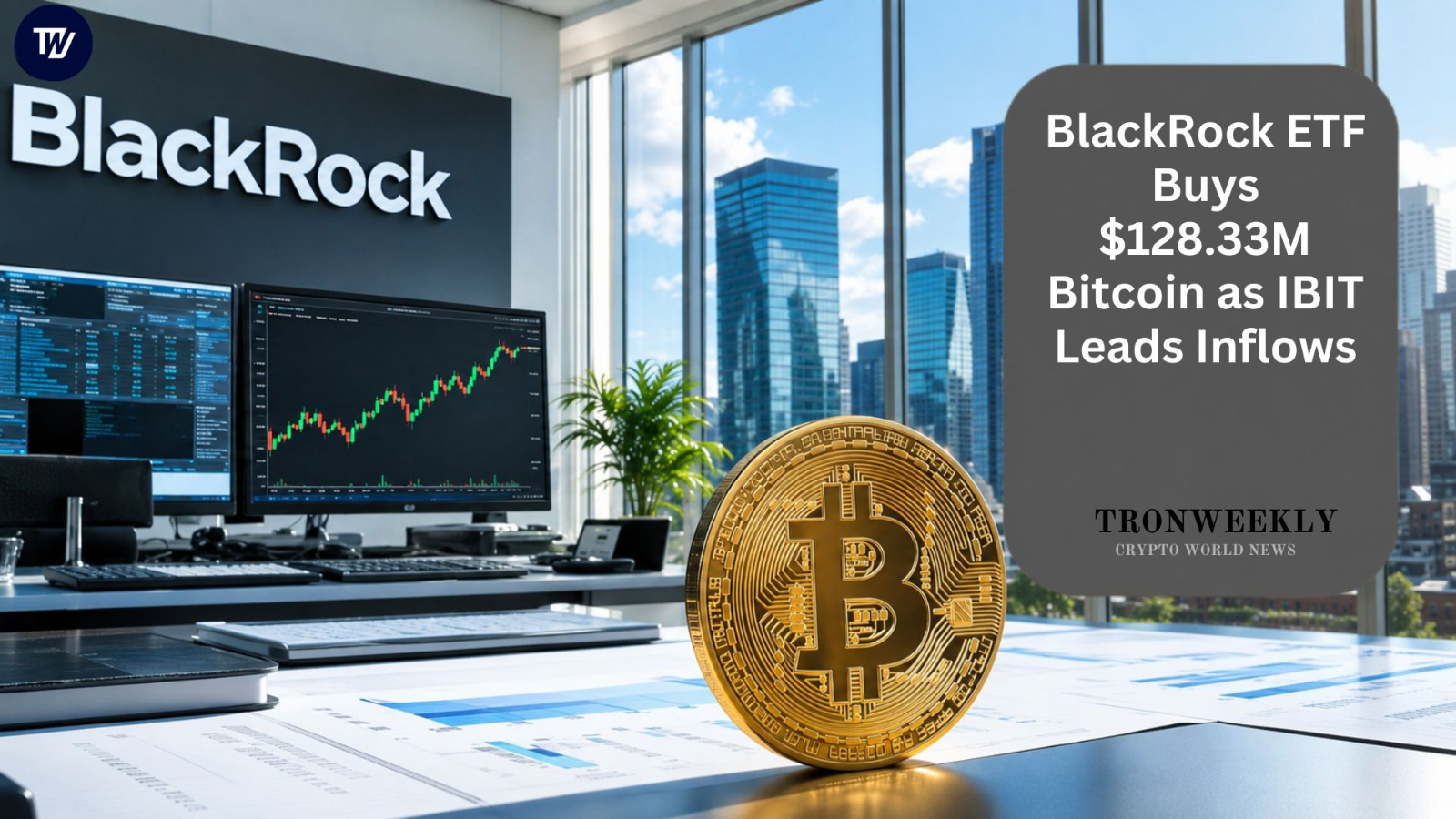 BlackRock's IBIT Acquires $128.33M in Bitcoin as U.S. Spot Bitcoin ETFs Record $626M in Combined Inflows