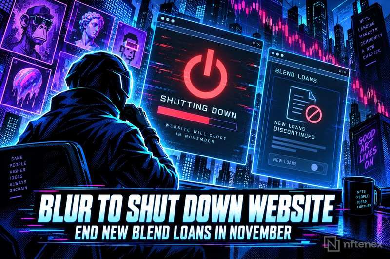 Giełda NFT Blur zamknie stronę internetową i zakończy nowe pożyczki Blend w listopadzie