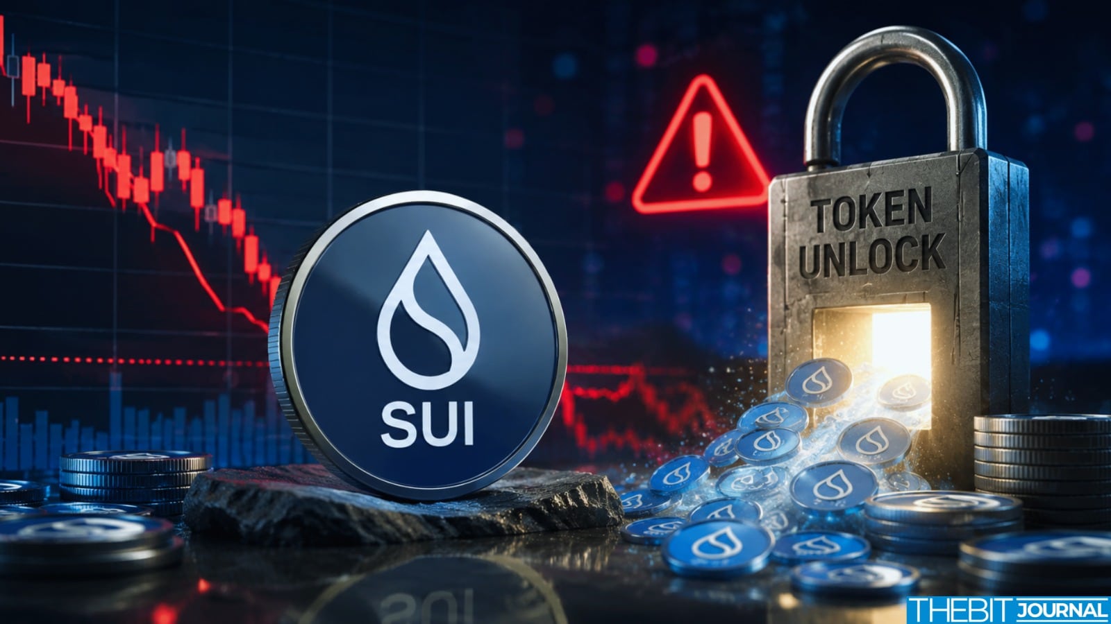 Le prix de SUI est sous pression à l’approche du déverrouillage de jetons d’août