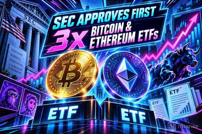 SEC одобрила первые 3x плечевые биткоин- и эфир-ETF в США