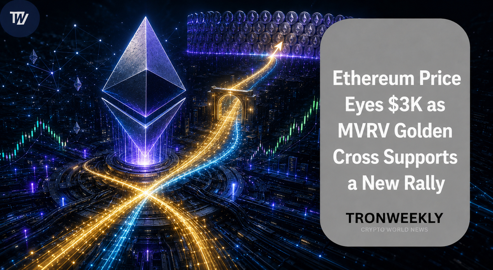 Ethereum-koers mikt op $3.000 nu MVRV-gouden kruis een nieuwe rally ondersteunt