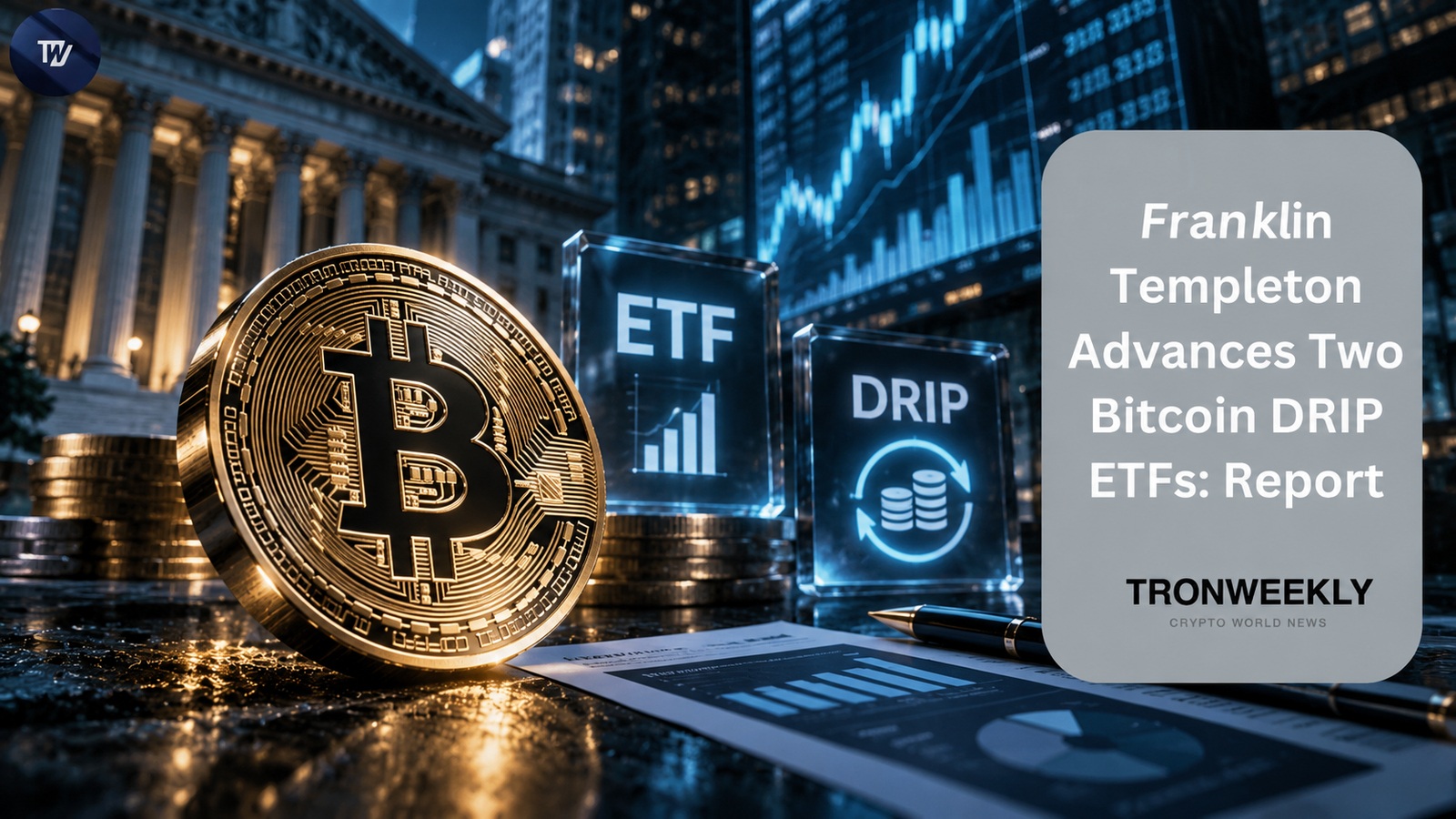 Franklin Templeton zet twee Bitcoin DRIP ETF's in gang: rapport