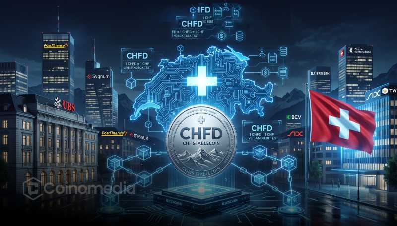 UBS i osiem szwajcarskich firm rozpoczynają pilotażowy test stablecoina CHFD opartego na franku szwajcarskim
