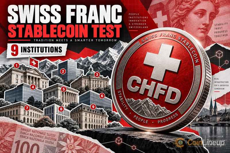 Девять швейцарских учреждений начали тестирование стейблкоина CHFD, привязанного к франку