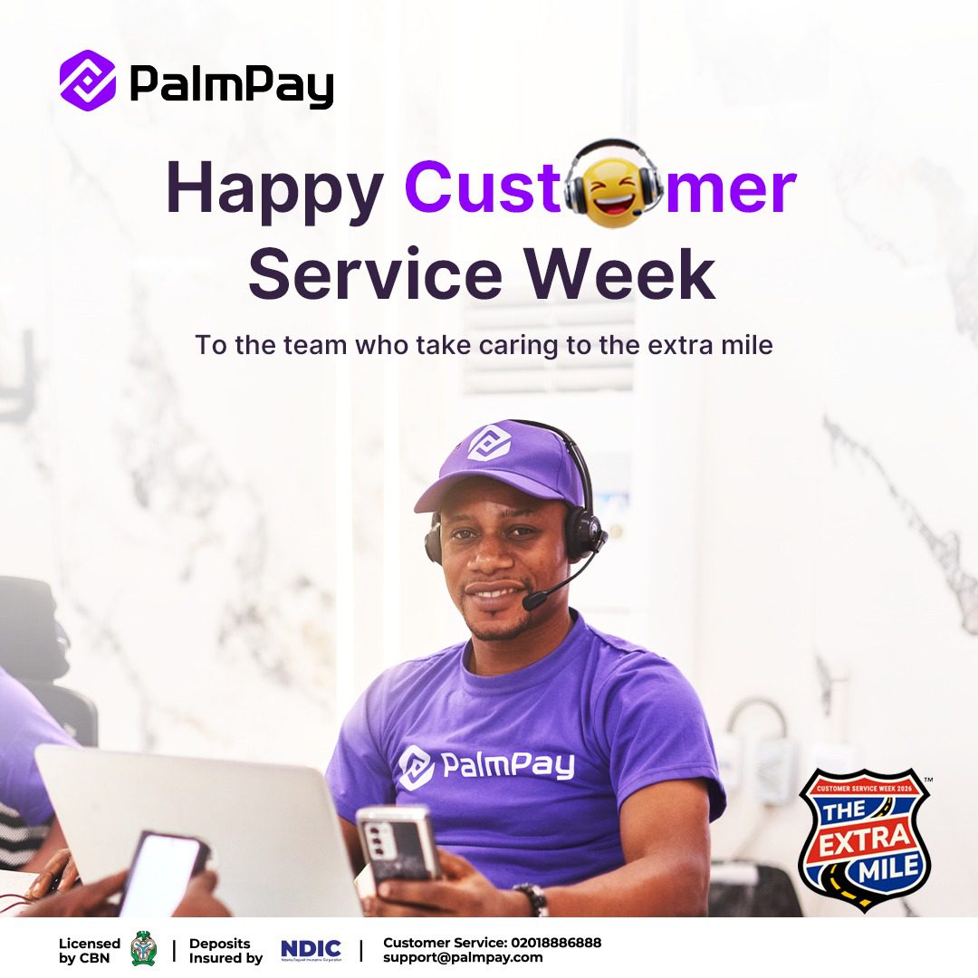 Customer Service Week 2026: PalmPay Goes 'The Extra Mile' to Keep Customers Supported and Secure