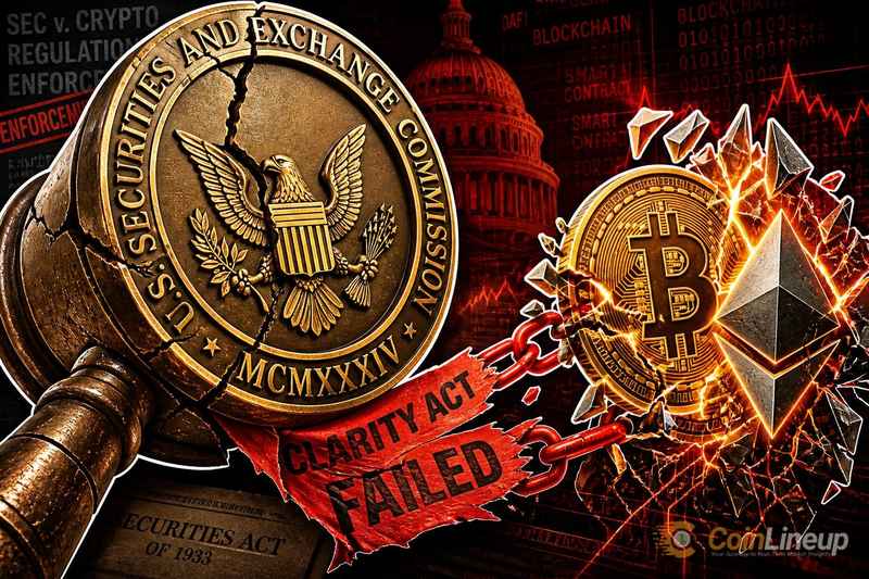 La regulación de criptomonedas de la SEC ocupa el centro de la escena tras el fracaso de la Clarity Act en el Congreso