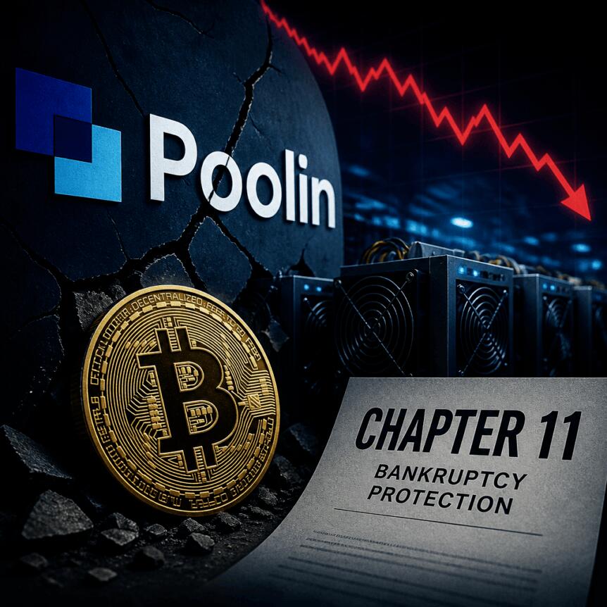 Poolin demande la protection du Chapter 11 devant un tribunal des faillites du New Jersey