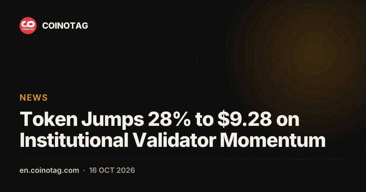 Injective(INJ)、28%上昇の9.28ドルに — Eric Chen CEOがホワイトハウス、SEC、CFTC当局者とのワシントン会談を報告