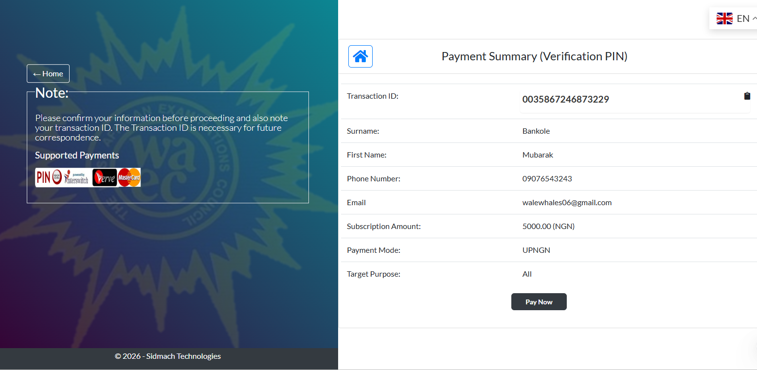 WAEC預計於8月3日公布2026年CB-WASSCE自修考生成績