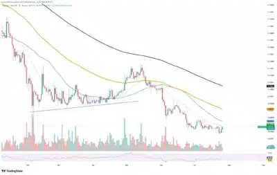 Dogecoin показал крупнейший рост объема торгов среди топ-20 криптовалют