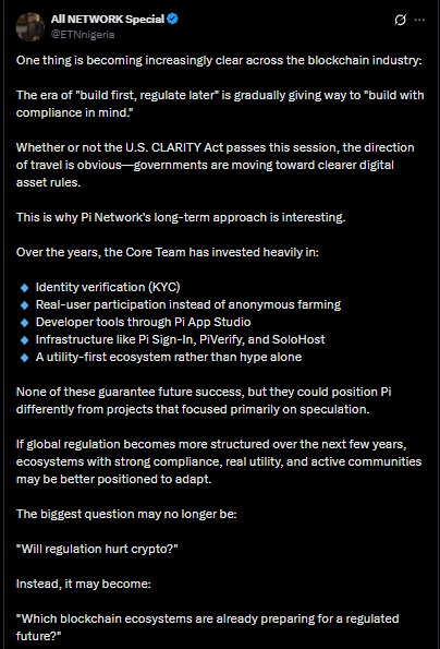 Why Pi Network’s Compliance-Focused Strategy Could Become a Major Advantage