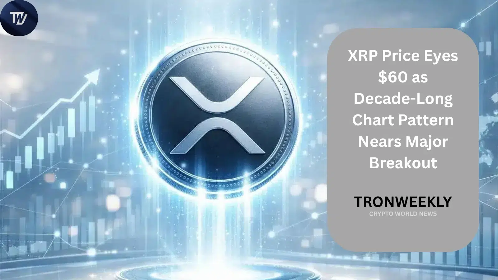 XRP punta a $60 mentre il triangolo ascendente decennale si avvicina al breakout chiave