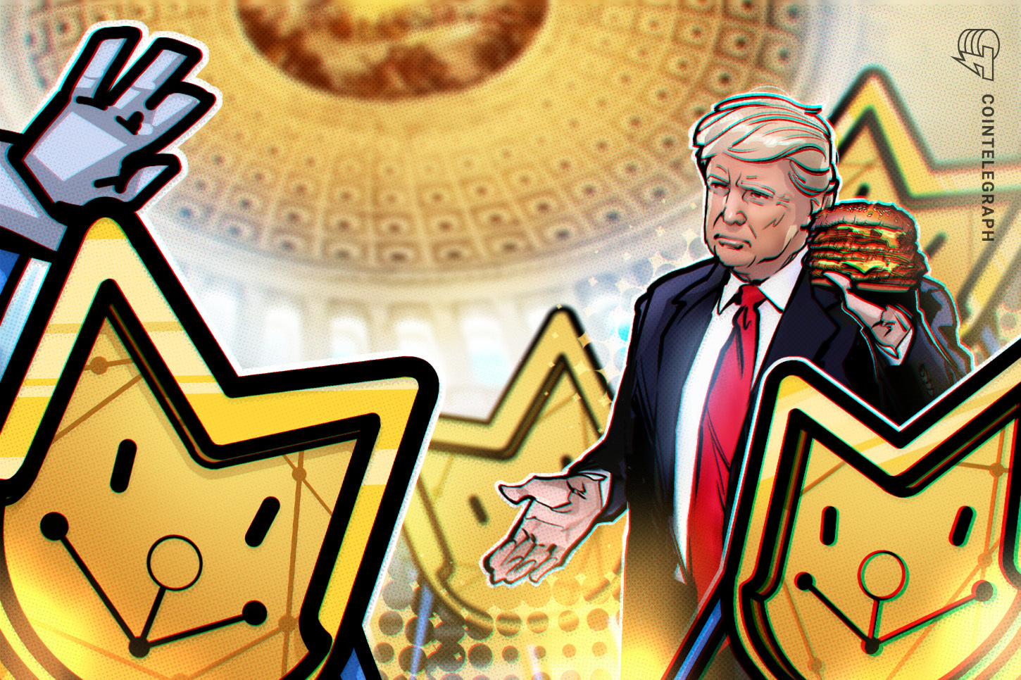 Trump encabezará una tercera cena para poseedores de su memecoin en su club de golf de Washington, DC