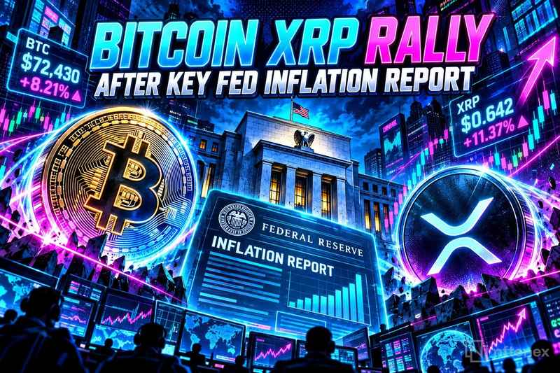 Bitcoin e XRP in rally dopo il rapporto chiave sull'inflazione della Fed