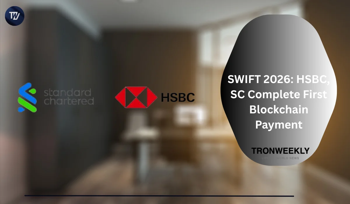 HSBC и Standard Chartered завершили первое живое трансграничное расчётное проведение токенизированных депозитов через SWIFT