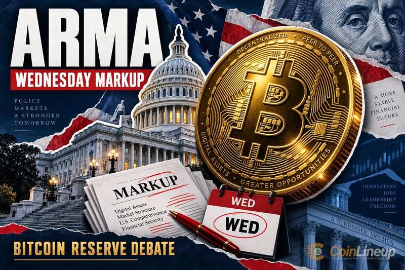 ARMA soumis à un markup à la House Financial Services mercredi dans le cadre du débat américain sur la réserve de Bitcoin
