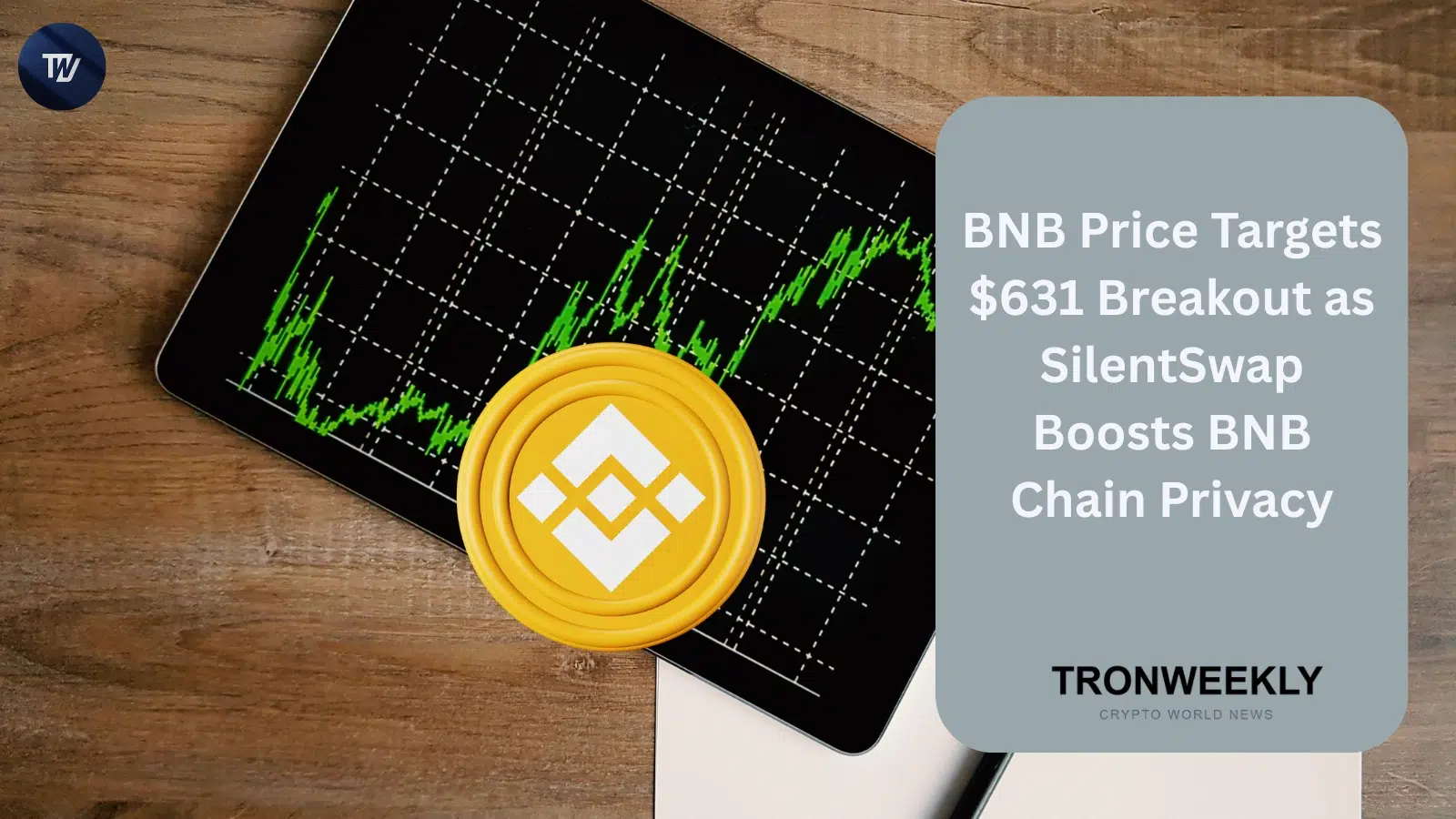 BNB-Preis steht vor entscheidendem Widerstand, während SilentSwap private Cross-Chain-Swaps auf die BNB Chain bringt