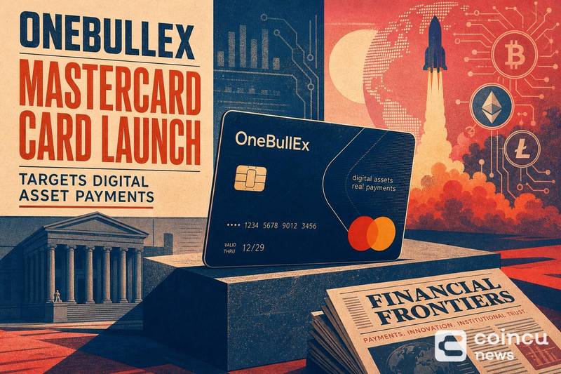 OneBullEx afirma que el lanzamiento de su tarjeta Mastercard apunta a pagos con activos digitales