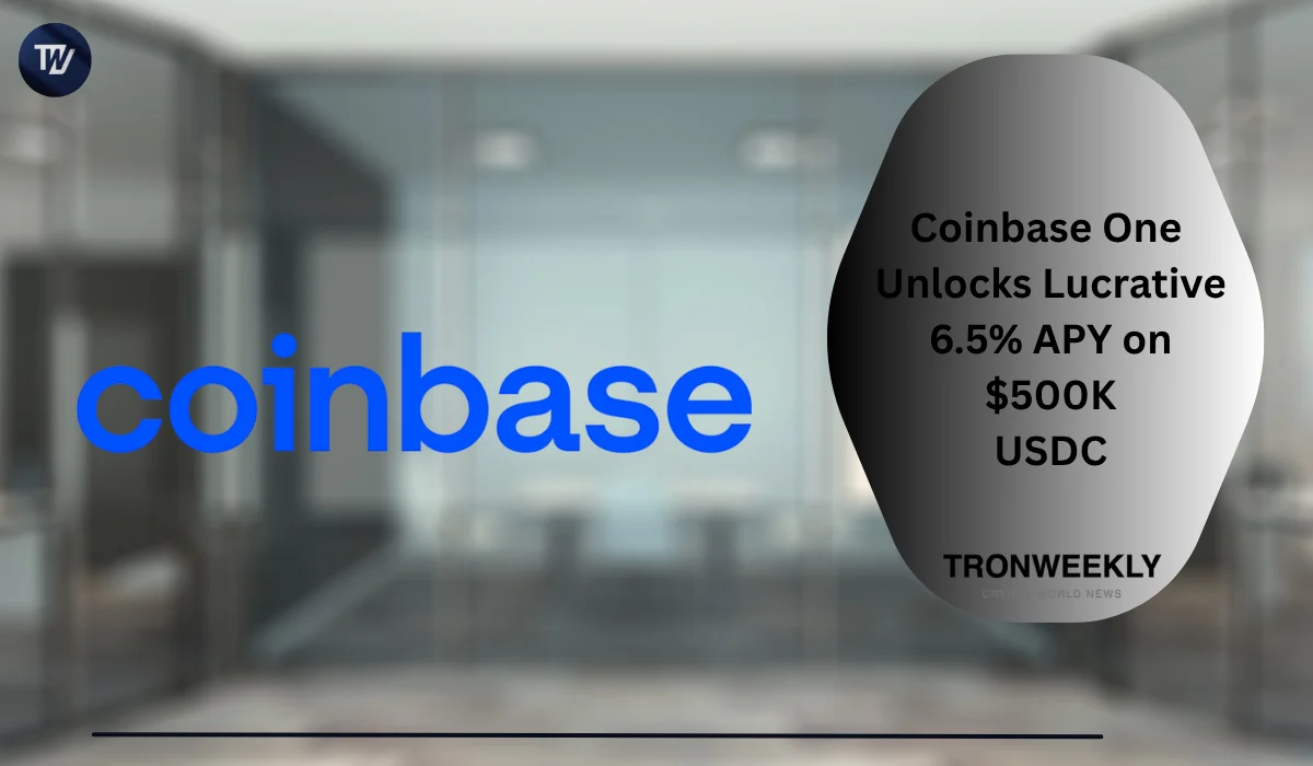 Coinbase One 會員可就最高 500,000 美元的 USDC 餘額獲得 6.5% APY