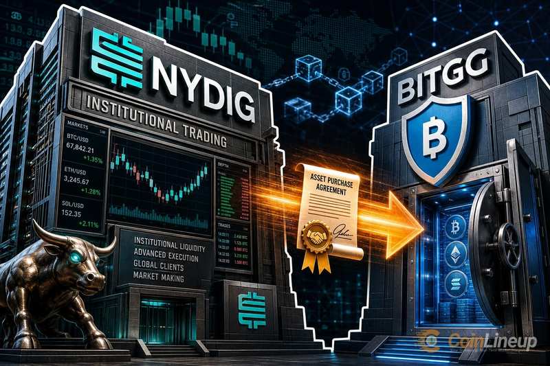 NYDIG to Sell Institutional Trading Business to BitGo for Approximately $42.5 Million