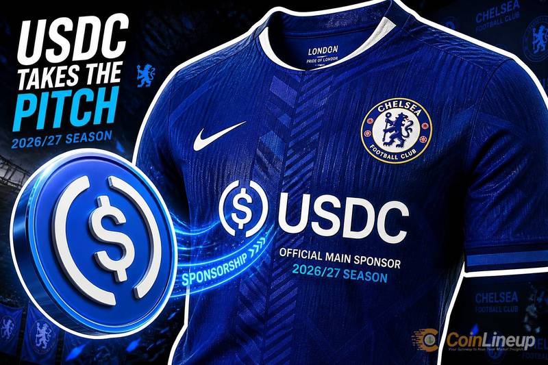 Chelsea Names Circle's USDC as Main Shirt Sponsor for 2026/27 Season