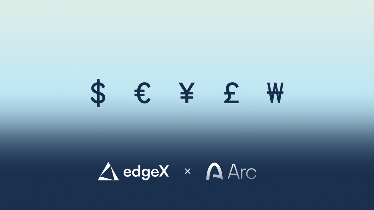edgeX Joins Arc as Day 1 Partner: the First 24/7 FX Perpetual Market on Arc Mainnet