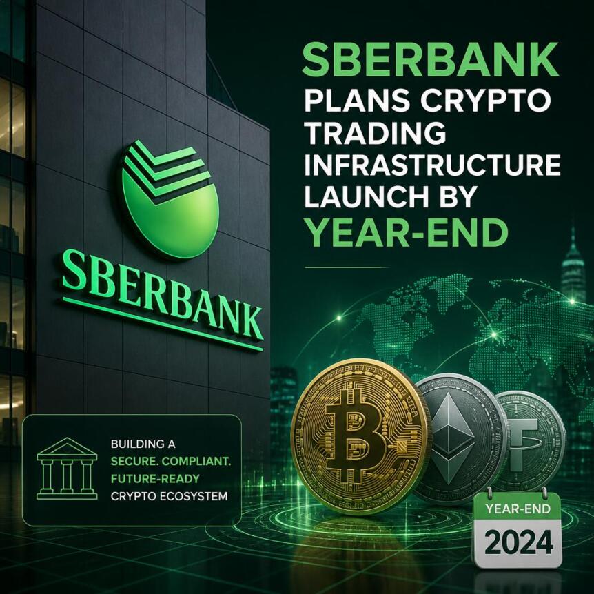 Sberbank planea lanzar infraestructura de trading cripto en diciembre de 2026