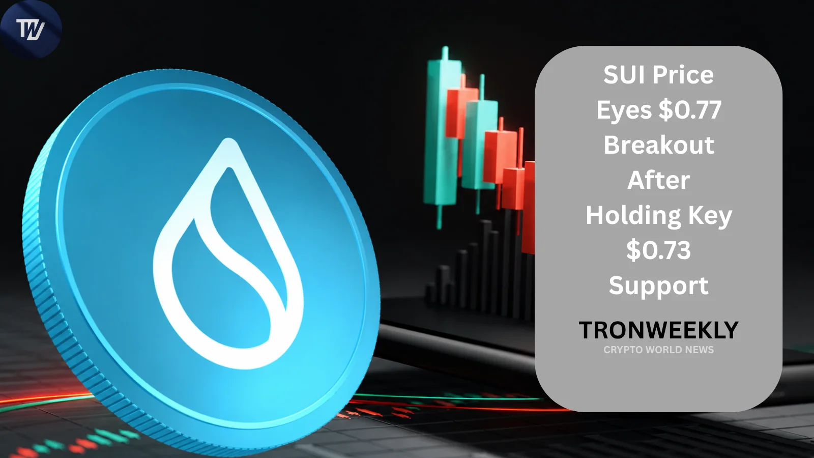 SUI Consolidates at $0.73 Support as Traders Watch for a $0.77 Breakout