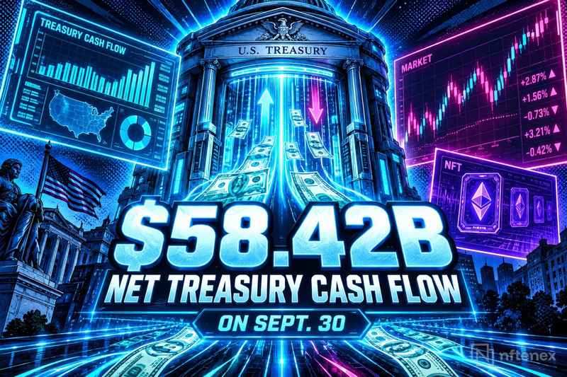 9月30日:2,020億美元美國公債票息結算,1,435.8億美元債務到期,淨現金流為584.2億美元