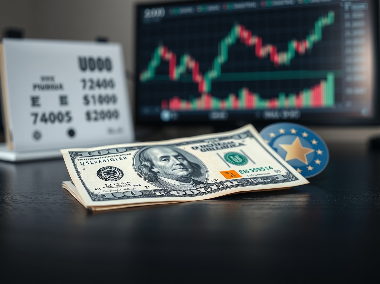 Евро снижается к доллару США на фоне сильных данных PMI, поддержавших доллар