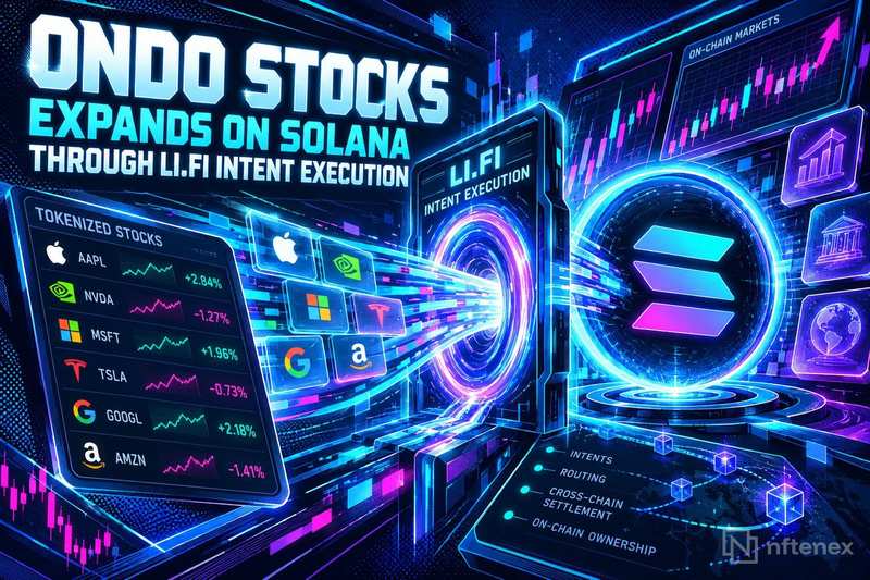 Ondo Stocks se expande a Solana mediante la ejecución basada en intenciones de LI.FI