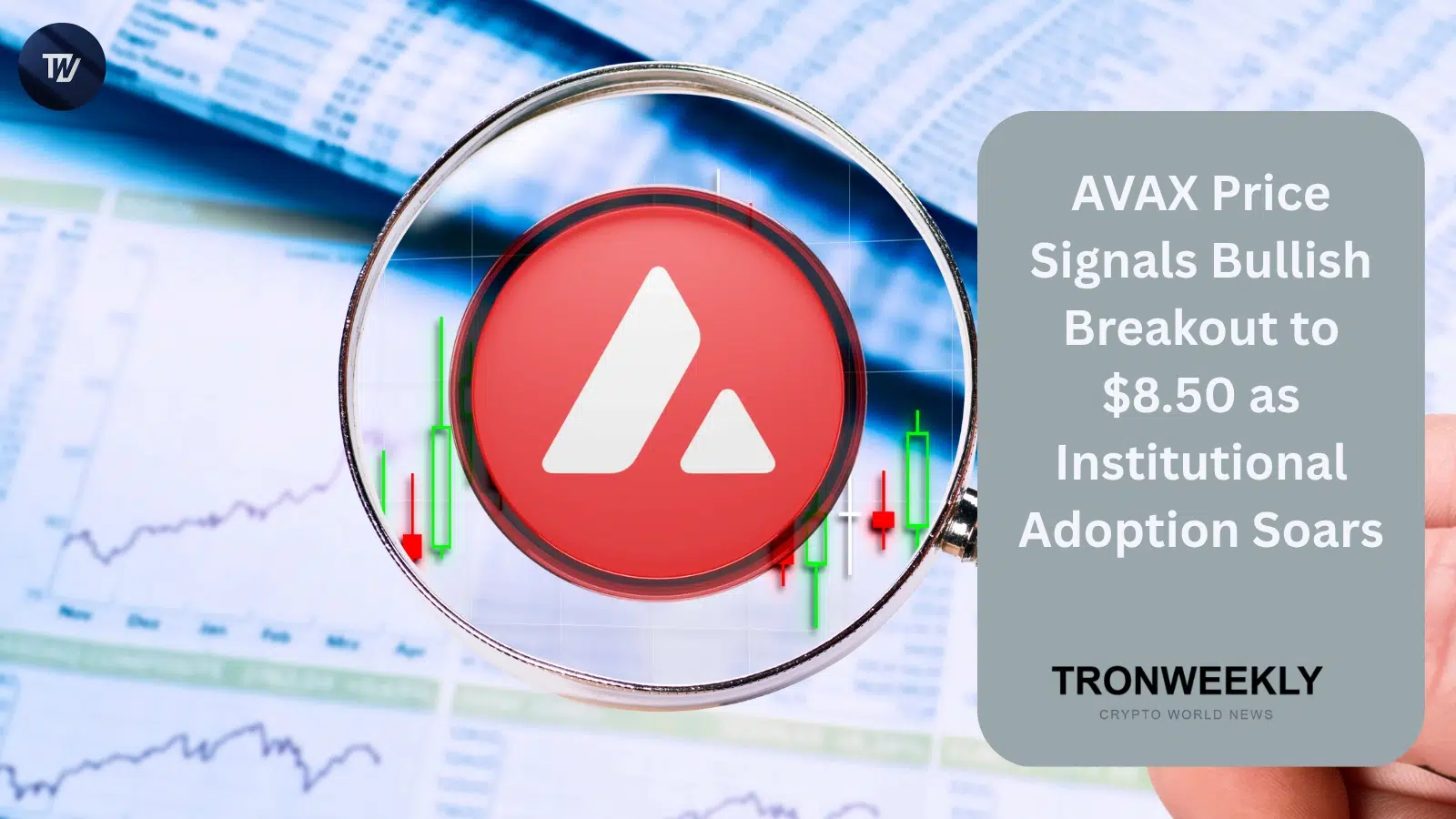 AVAX-uitbraak richt zich op $8,50 nu de institutionele adoptie van Avalanche versnelt