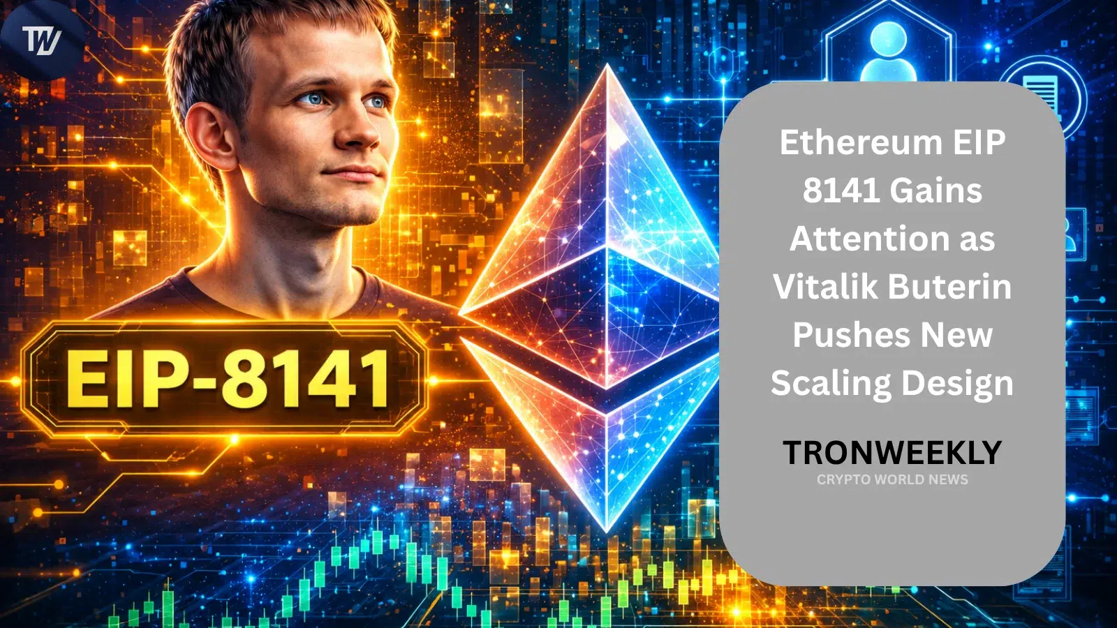 Ethereum EIP-8141 zwraca uwagę, gdy Vitalik Buterin promuje nowy projekt skalowania