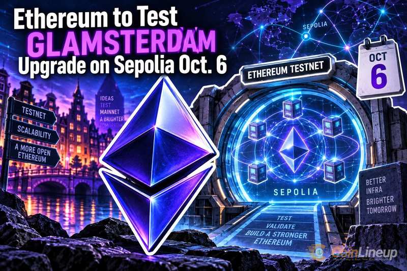 Ethereum протестирует обновление Glamsterdam на Sepolia 6 октября