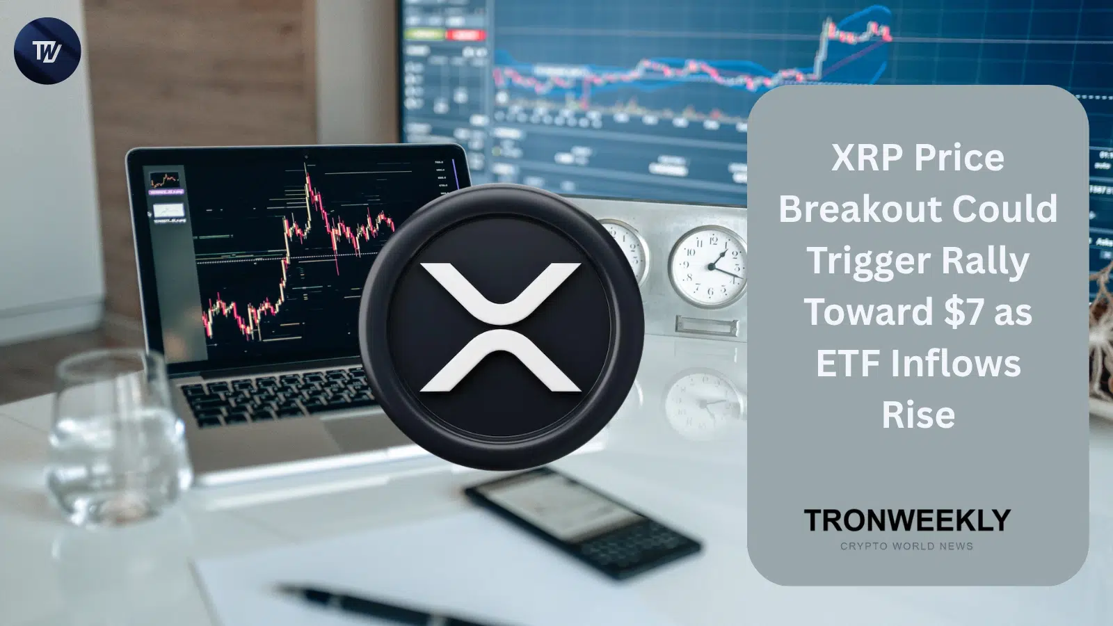 现货 ETF 流入增加，XRP 价格突破或引发迈向 7 美元的涨势