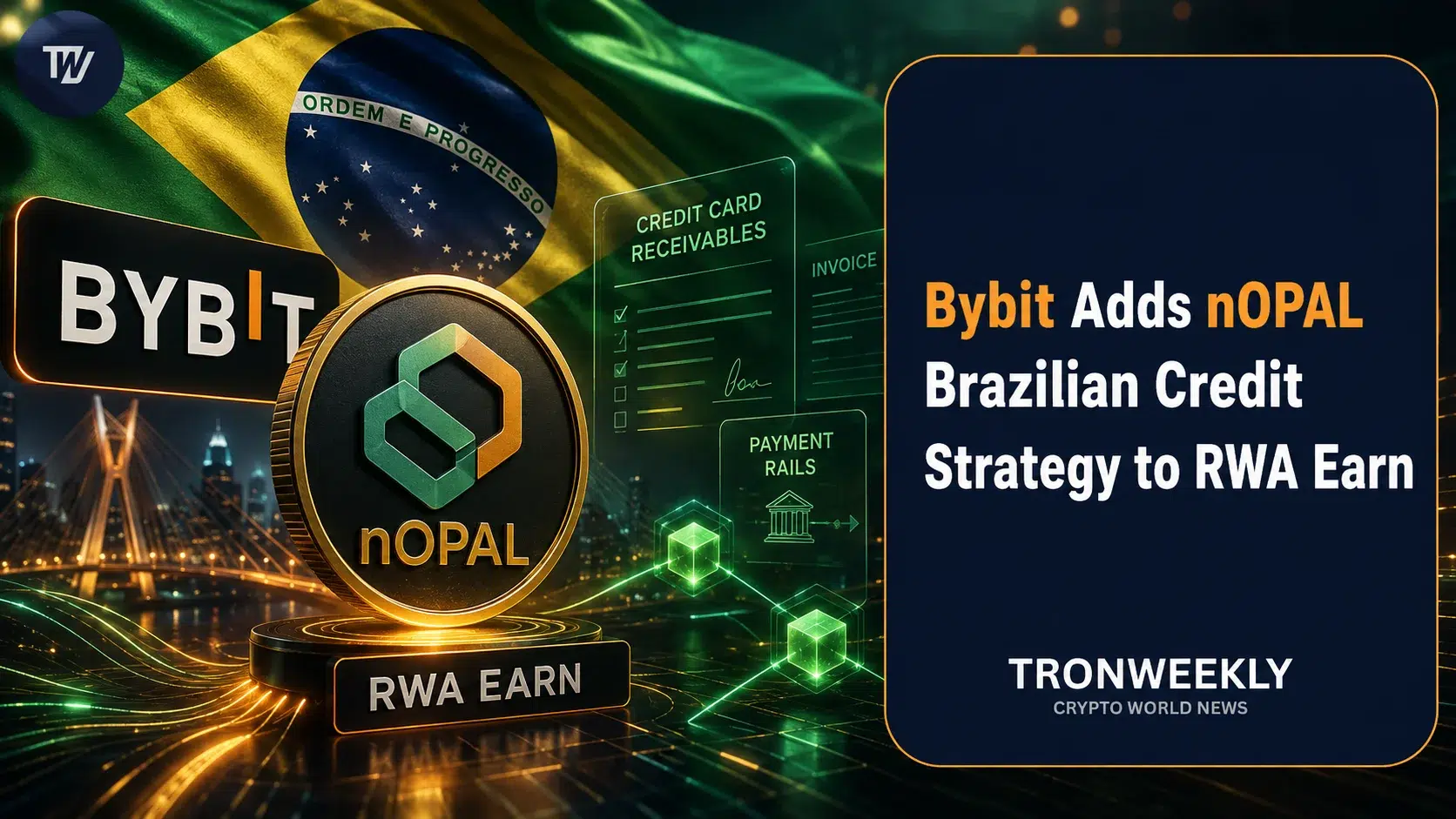 Bybit добавляет бразильскую кредитную стратегию nOPAL в RWA Earn