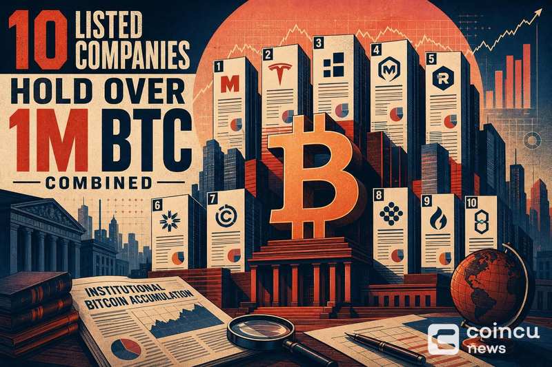 Le 10 Principali Società Quotate Detengono Oltre 1 Milione di BTC Combinati