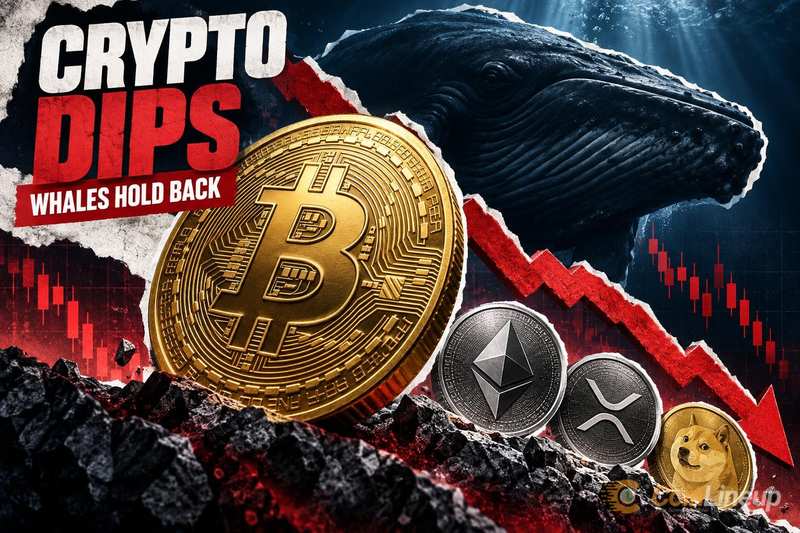 Bitcoin, Ethereum, XRP и Dogecoin снижаются, пока BTC-киты остаются в стороне
