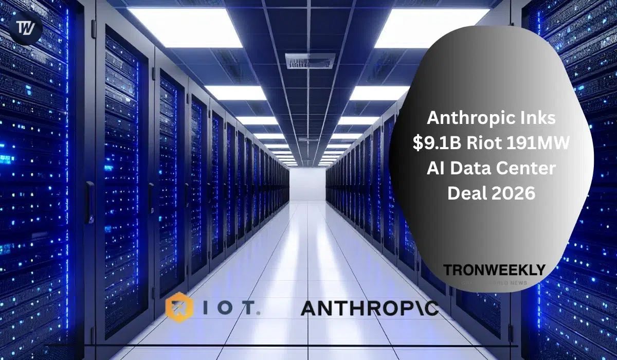 Riot Platforms Ottiene un Contratto di Locazione per Data Center AI da $9,1 Miliardi e 20 Anni, Presumibilmente con Anthropic