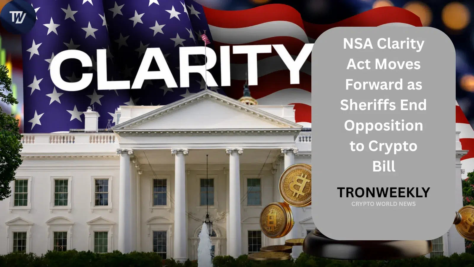 National Sheriffs' Association beendet Opposition gegen CLARITY Act vor der Krypto-Abstimmung im Senat