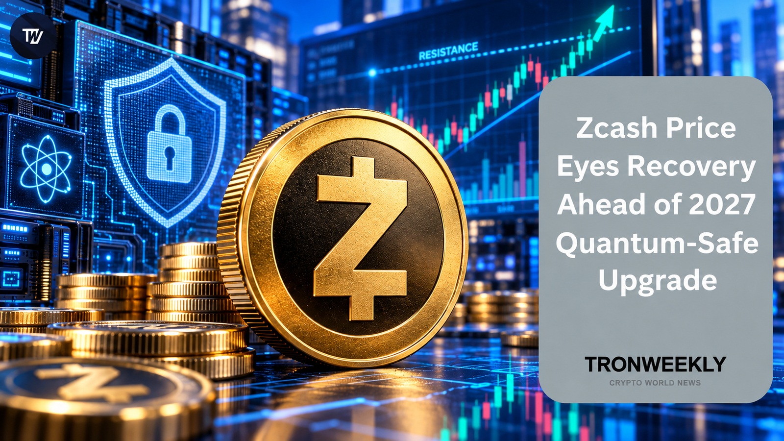 Zcash планирует внедрить защиту от квантовых атак к январю 2027 года, пока ZEC торгуется около $1,240