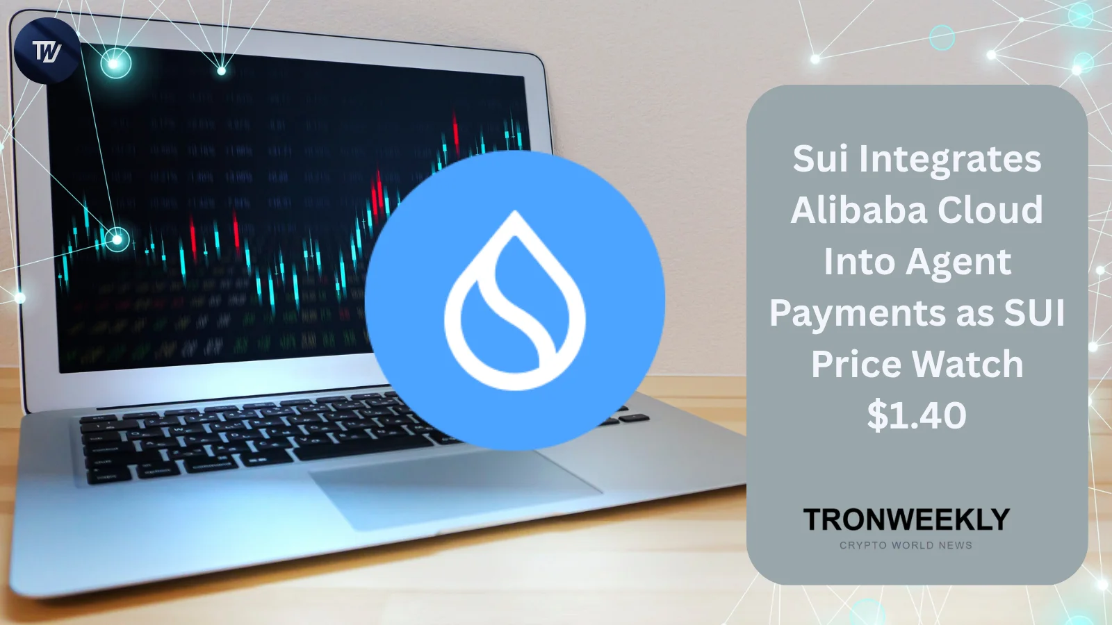 Sui интегрирует Alibaba Cloud в Agent Payments, аналитик видит цели $1.30–$1.40 для SUI