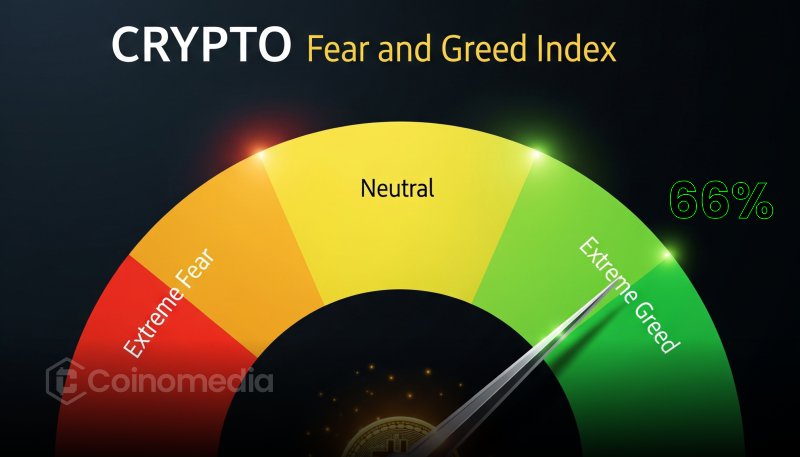 L'indice Crypto Fear and Greed passe à 62 et entre dans la zone « Greed »